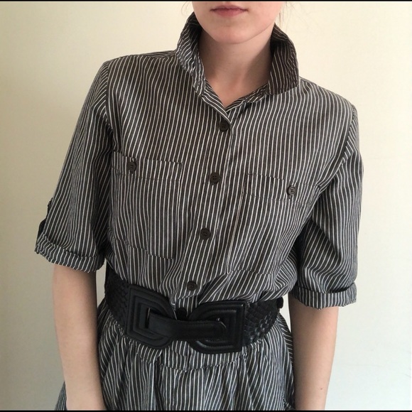 BaileyGirl Striped Shirt Dress - Picture 8 of 16